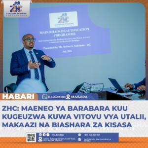 The Highway Town Improvement Plan to Boost Zanzibar's Image and Citizens' Economy