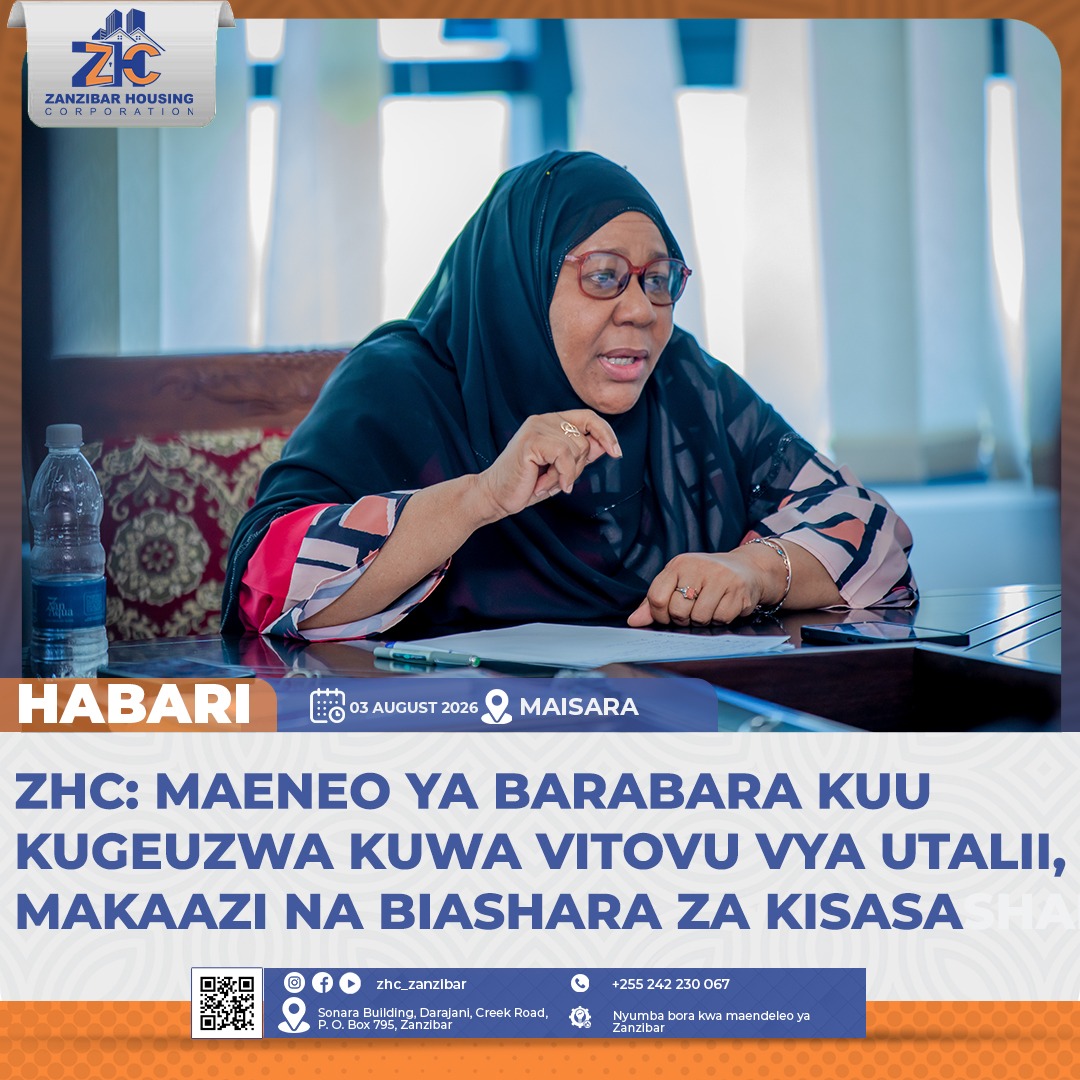 The Highway Town Improvement Plan to Boost Zanzibar's Image and Citizens' Economy
